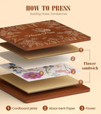 Wakhow Flower Press Kit – 11" x 11" Large Wooden Flower Presser - Image 6