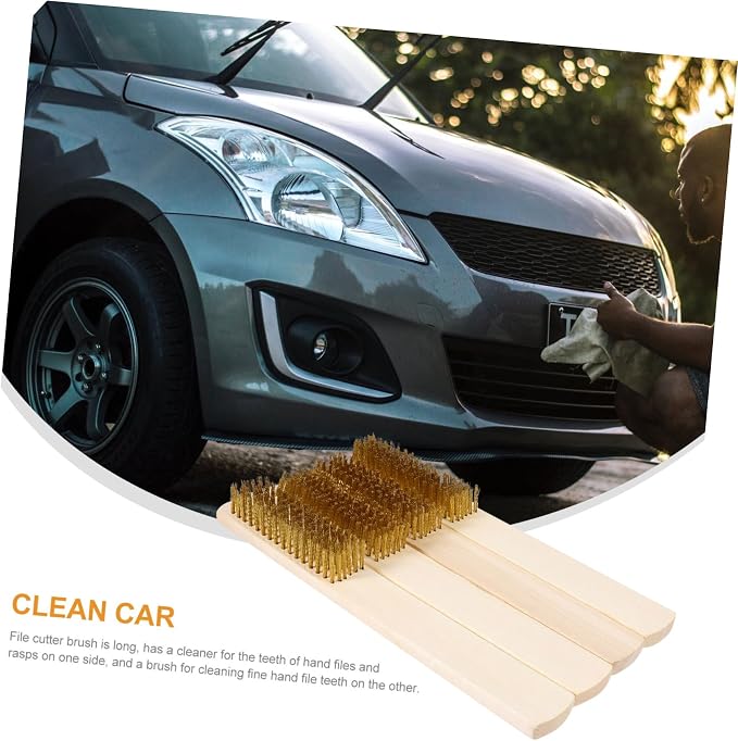 Copper Wire Cleaning Brush 8.03In - Image 3
