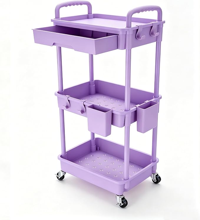 REBECAT 3 Tier Rolling Cart by REBECAT