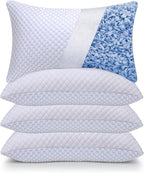 OSBED Adjustable Cooling Shredded Memory Foam Pillows King Size Set of 4 by OSBED