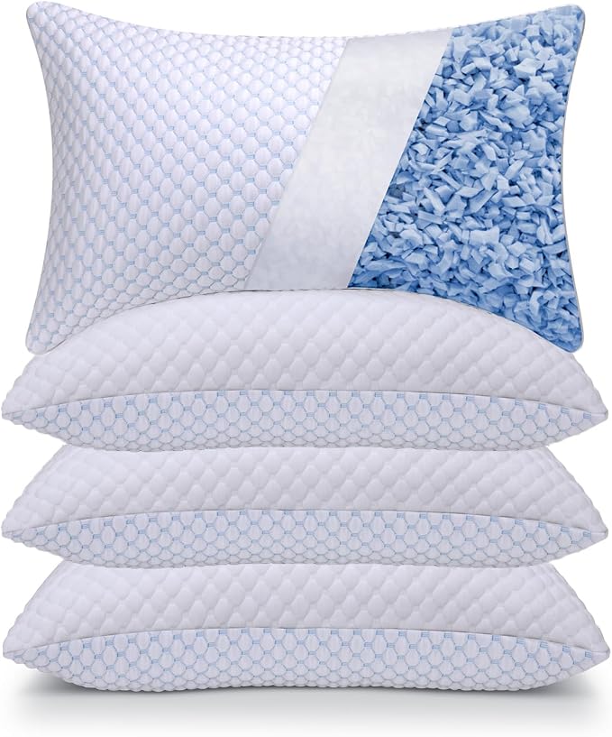 OSBED Cooling Shredded Memory Foam Pillow Standard Size by OSBED