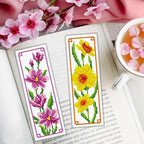 ORIGACH 6 Set Floral Cross Stitch Bookmark Kit - Image 6