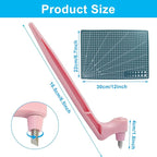 Hot Pink Craft Cutting Tools, Craft Cutting Knives | 3 Different 360 Degree - Image 3