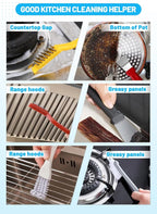 20Pcs Crevice Cleaning Brush Set, Hard Bristle Scrub Brushes Tools - Image 4