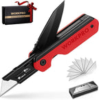 WORKPRO 2-in-1 Folding Knife/Utility Knife, Quick-Change Box Cutter by WORKPRO