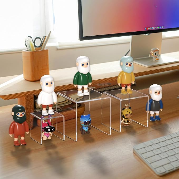 NIUBEE 2 Set Acrylic Risers Display - Image 7