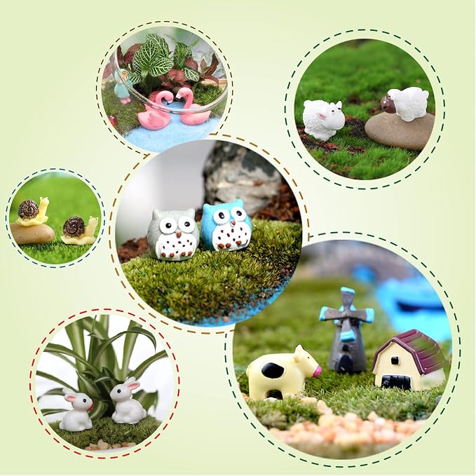 Dracarys Selected 50 Pieces Fairy Garden Accessories, Miniature Figurines - Image 5