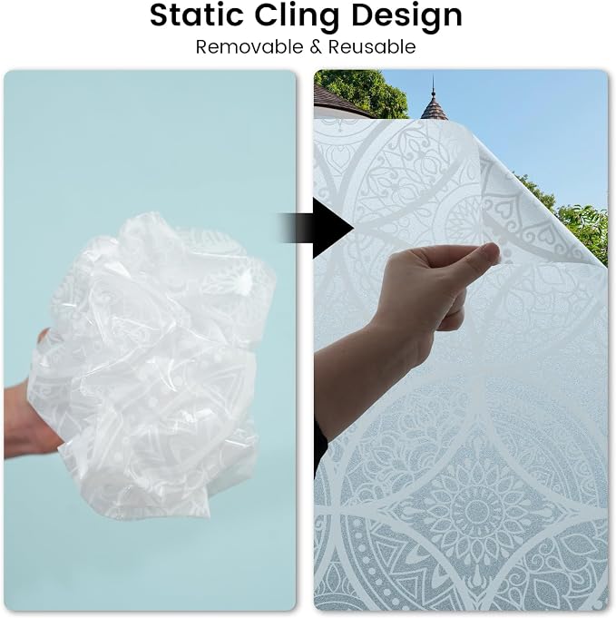 DKTIE Bohemian Decor Stained Glass Window Film - Image 7
