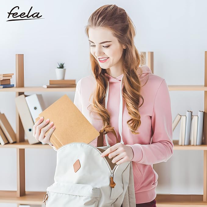 feela 15 Pack Blank Kraft Notebooks, Unlined Sketchbook Note Pad Travel Journal - Image 8