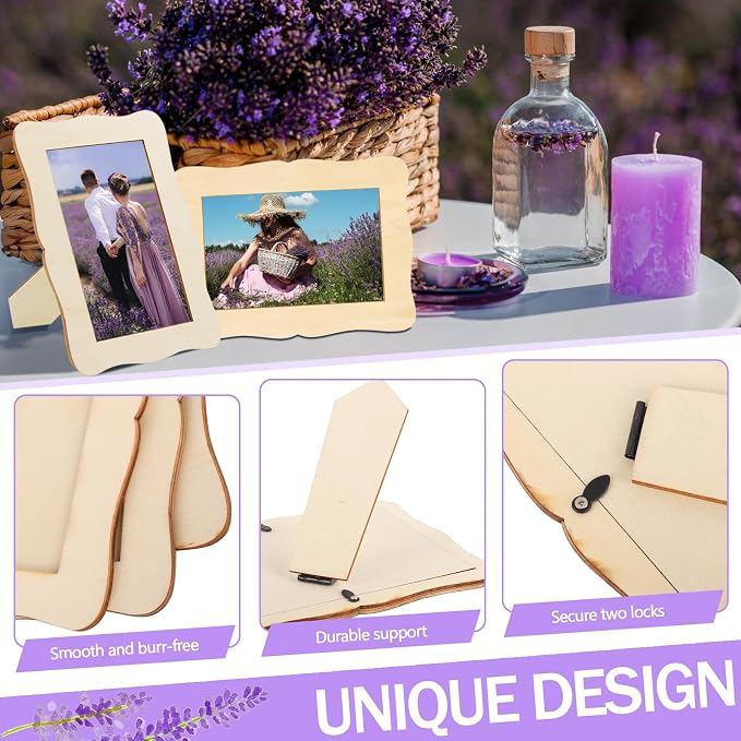 RYKOMO 20 Pack Wooden Picture Frames - Image 3