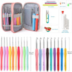 Vodiye 21 Sizes Ergonomic Crochet Hooks Set 0.5–10.0mm - Image 2