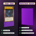 Purple MTG Card Sleeves 200 Pack Matte Trading Card Sleeves Sturdy Card - Image 3