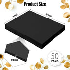 Frienda 50 Pack Black Foam Board Foam Poster Boards 8 x 10 Inch - Image 2
