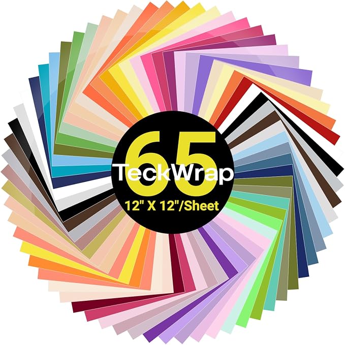 TECKWRAP Permanent Adhesive Vinyl Bundle by TECKWRAP