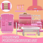 36Pcs Dollhouse Furniture Sets, Miniature 1:12 Scale Doll House Accessories and - Image 4