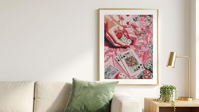 Poker Cross Stitch Kits, Embroidery Starter Kit - Image 4