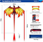 SGftre Complete Kite with Handle, Line & Accessories, Family Outdoor Activities - Image 5