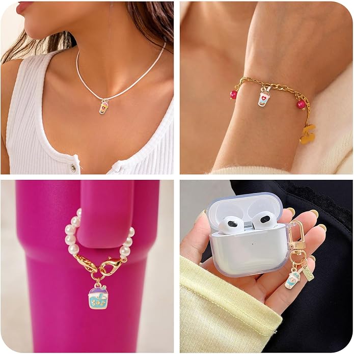 Enamel Food Charms Cute Assorted Food Pendants Sweet Dessert Charms - Image 6