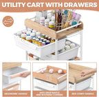Rolling Craft Storage Cart - Image 3