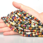 ICAI Beads 5x8mm Natural Beads Rondelle Spacer Loose Beads - Image 3