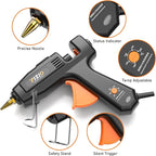 IZIO Full Size Hot Glue Gun and Sticks Set, 100-220W Adjustable Temperature - Image 4