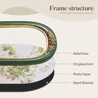 Cuspin Vintage 5x7 Picture Frame Green and Gold Frames, Ornate Arch Picture - Image 6