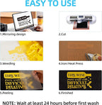 Guangyintong Yellow HTV Heat Transfer Vinyl Rolls - Image 7