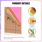 Lesnlok Colored Acrylic Sheets1/8 inch Thick 3mm 12 Pack 5 x 7 Clear Colored - Image 2