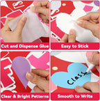 Valentine's Day Bulletin Board Set Valentine's Love Heart Classroom Decoration - Image 3