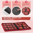 Premium Card Binder 12 Pocket for 720 Pockets Trading Card Binder, PU Zipper - Image 4