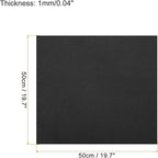 MECCANIXITY EVA Foam Sheets Black 19.7 Inch x 19.7 Inch 1mm Thick Crafts Foam - Image 2