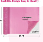 TUMIYA Pink Glitter Heat Transfer Vinyl HTV Roll - Image 2
