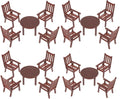 Garneck 4Sets Miniature Dollhouse Furniture Set: Dollhouse Kitchen Table and by GARNECK