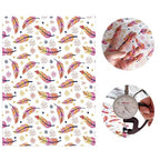 ONEART | 10 Pieces Bohemian Printed Clear PVC Vinyl Sheets, A4 Size See Through - Image 3