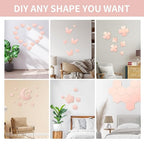 5 Pack Rose Gold Mirrored Acrylic Sheets, 12x12 Inch, 1/8 in Thick | Plastic - Image 5