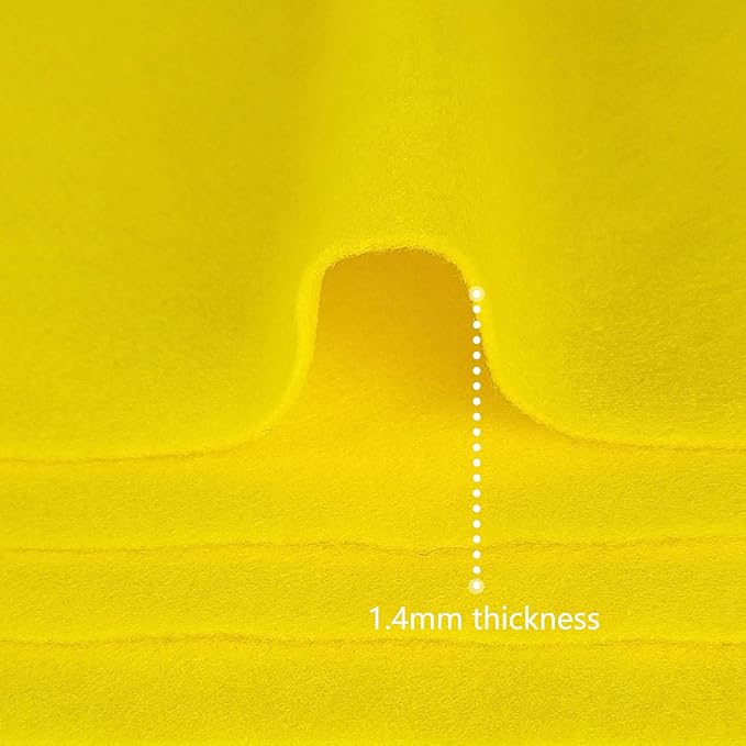 Jtnohx Color Felt, Soft Felt Sheets, 1.4mm Thick 8"x12" Handicraft Felt Fabrics - Image 4