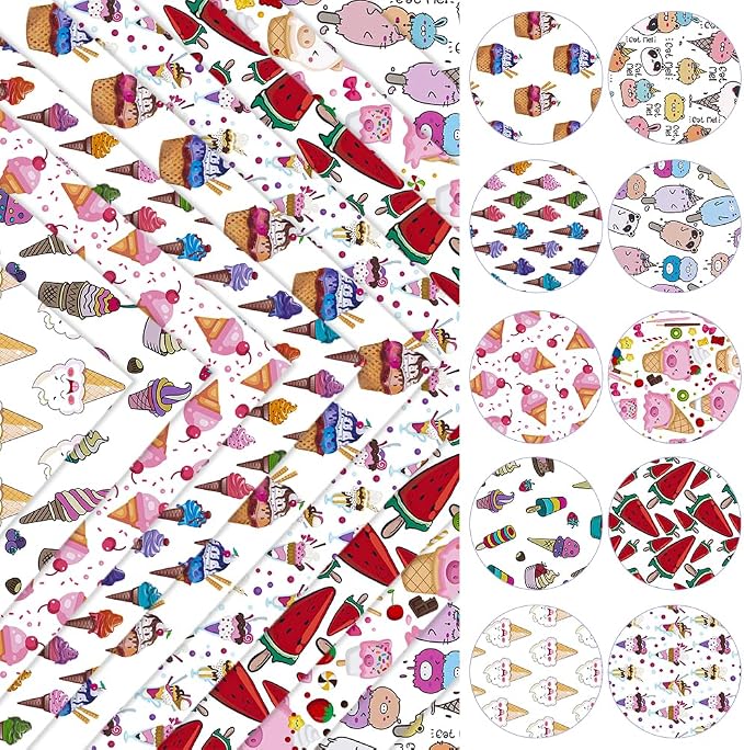 ONEART | 10 Pieces Clear PVC Vinyl Sheets, A4 Size See Through Waterproof Vinyl - Image 2