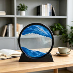 Kbkoudez Moving Sand Art Picture- Sand Art Liquid Motion 3D Sandscape, Round - Image 5