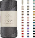 Sensy Premium 2mm 251 Yards Polyester Rope 100% Polypropylene Cord Macrame Cord by SSENSY