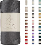 Sensy Premium 2mm 251 Yards Polyester Rope 100% Polypropylene Cord Macrame Cord by SSENSY
