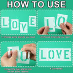 Augshy 2 Inch Letter Stencils for Painting - Image 4