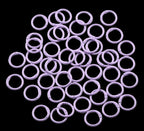 Round Carabiner Clip Bulk 48pcs 1 Inch Colorful Circle Carabiner Key Ring Clips - Image 2
