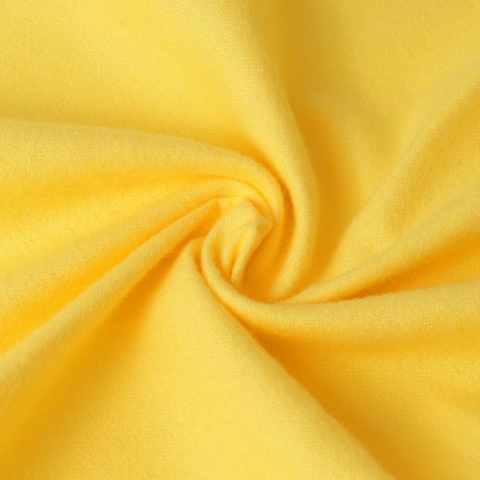 59”W Cotton Flannel Fabric, Super Soft 150GSM, Medium Weight Solid Arts & by Unknown