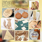 OLYCRAFT 6Pcs 4x4 Inch Balsa Wood Sheets 2.5mm Thickness Unfinished Beech Wood - Image 5