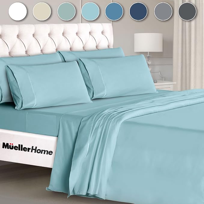 Mueller UltraTemp 6 PC Queen Sheet Set by Mueller