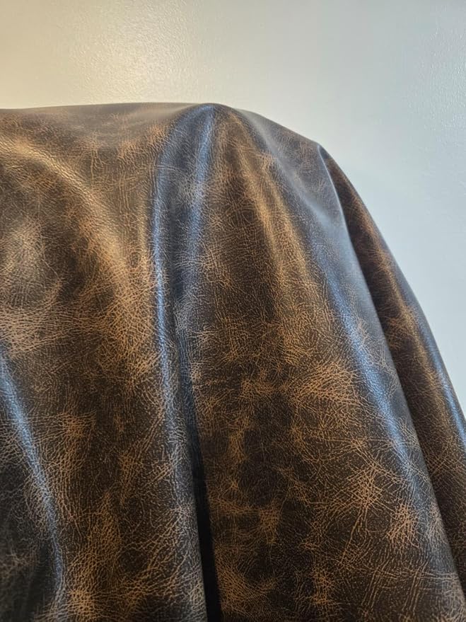 NAT Leathers, Calf Soft Faux Vegan Leather PU {Peta Approved Vegan}, 1 Yard Cut - Image 7