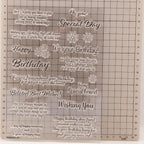 Special Day Blessing Words Clear Stamps Silicone Stamp Cards - Image 5