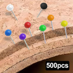 Green Map Pins, 1/8 Inch, Round Ball Head | Map Tacks, Small Thumb Tacks - Image 5