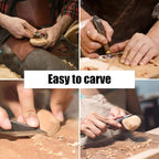 SHUESS 4 PCS Basswood Carving Blocks 4 X 4 X 2 inch Basswood - Image 6