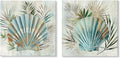 JAPO ART Turquoise Shell Pictures Modern Seashell by JAPOART
